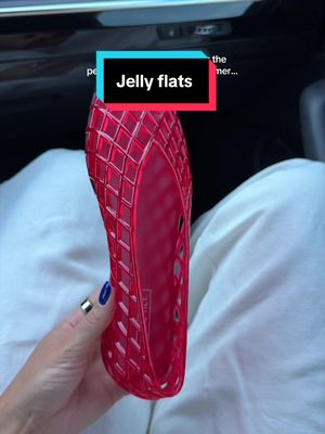 FULL TILT Red jelly flats