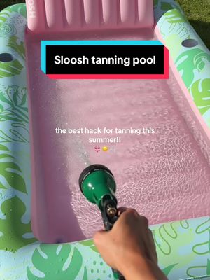 SLOOSH Inflatable tanning pool