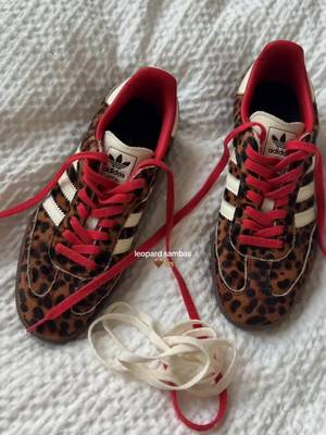Adidas Adidas Samba OG Red Leopard Sneakers