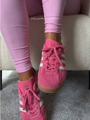 Adidas Pink Adidas Gazelle sneakers