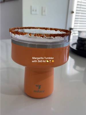 REDUCE Saltini 16 oz Cocktail Tumbler - Insulated Margarita Tumbler with Lid - Keeps Drinks Cold for 10 Hours - 360 Sippable Martini Glass Alternative - Shatterproof, Perfect for Parties - Sea Glass