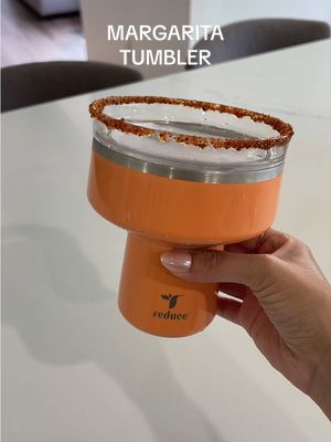 REDUCE Saltini 16oz Cocktail Tumbler - Insulated Margarita Tumbler with Lid-Keeps Drinks Cold for 10 Hours-360 Sippable Martini Glass Alternative-Shatterproof Perfect for Parties - Multicolor - 4 Pack