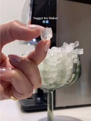 Nugget Countertop Ice Maker, 33 lbs/Day Chewable Pellet Ice Machine with Self-Cleaning, Auto Lighting & Measured Dispensing, Portable Pebble Ice Maker for Home, Kitchen, Office, Black