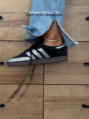 Adidas Adidas Samba OG sneakers with black and silver rhinestones