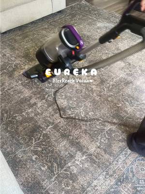 Eureka FlexReach Powerful Upright Vacuum Cleaner for Carpet and Hard Floor, Lift-Up Vacuum with Large Dust Cup, Anti-Tangle, NEU651PL, Purple