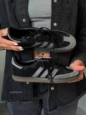 Adidas Adidas Samba OG Black Silver Rhinestone Sneakers