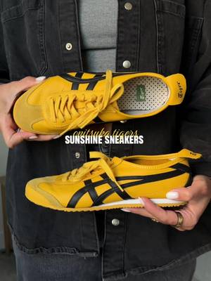 Onitsuka Tiger Yellow and black Onitsuka Tiger sneakers