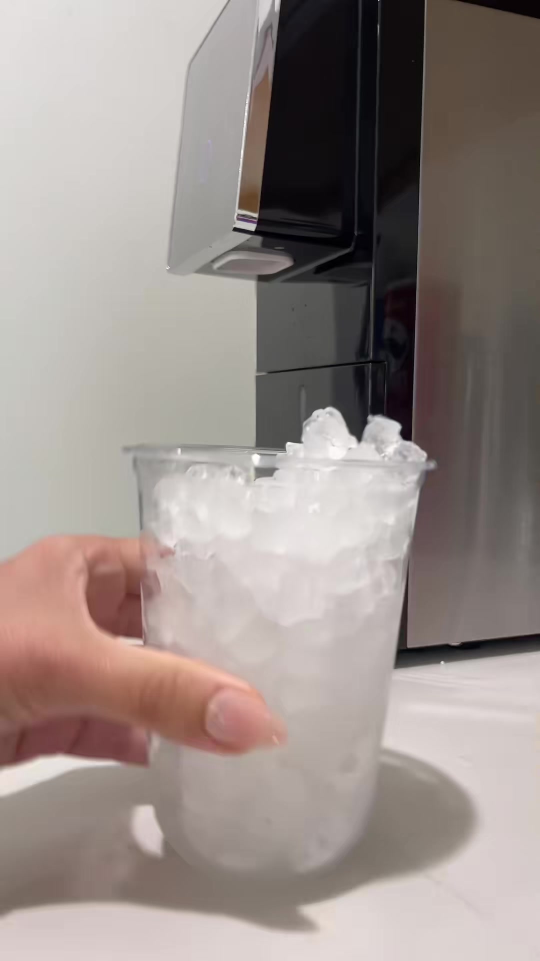 Nugget Countertop Ice Maker, 33 lbs/Day Chewable Pellet Ice Machine with Self-Cleaning, Auto Lighting & Measured Dispensing, Portable Pebble Ice Maker for Home, Kitchen, Office, Black