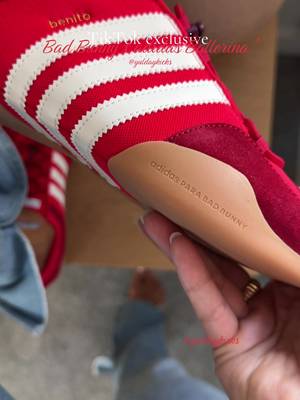 Adidas Bad Bunny x Adidas Ballerina red sneakers