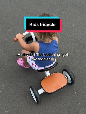 Toddler tricycle with storage compartment