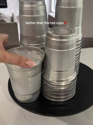 Top Cup – 16 Ounce, 20 Count, Reusable Aluminum Party Cups | Cold-Holding, Recyclable, Made in USA
