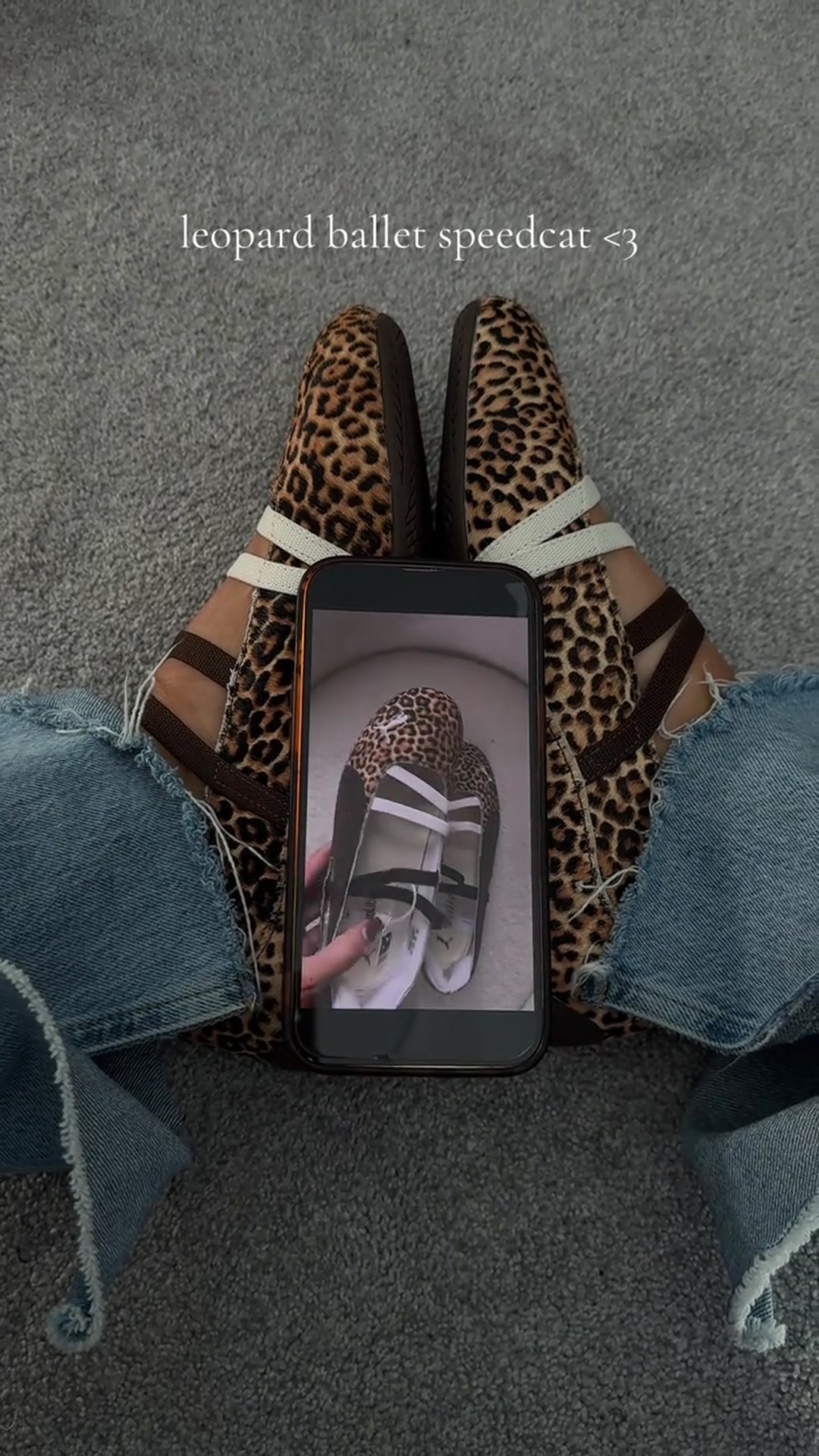 Puma Speedcat Ballet Leopard Flats