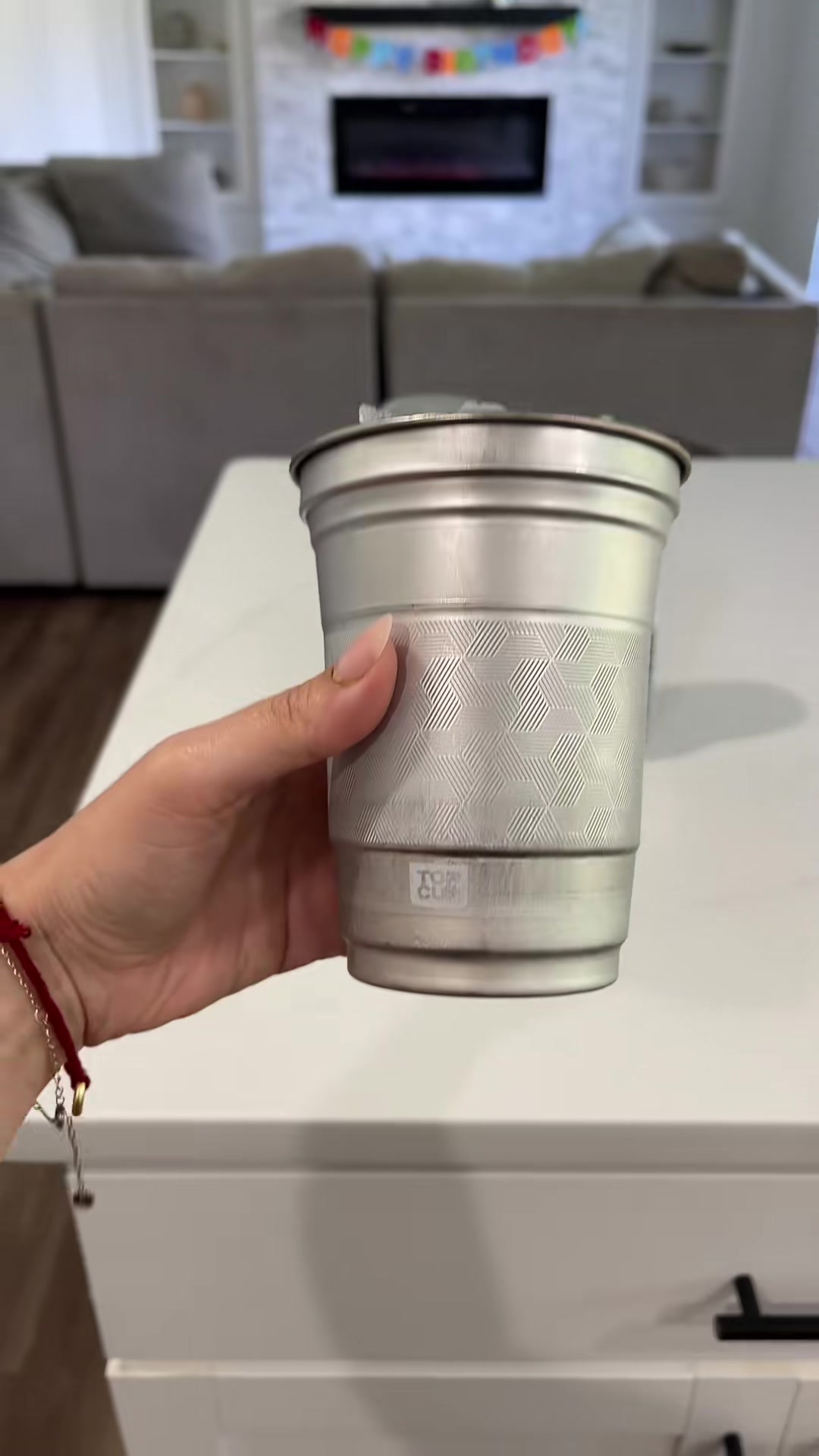 Top Cup – 16 Ounce, 20 Count, Reusable Aluminum Party Cups | Stealth Design | Cold-Holding, Recyclable, Made in USA