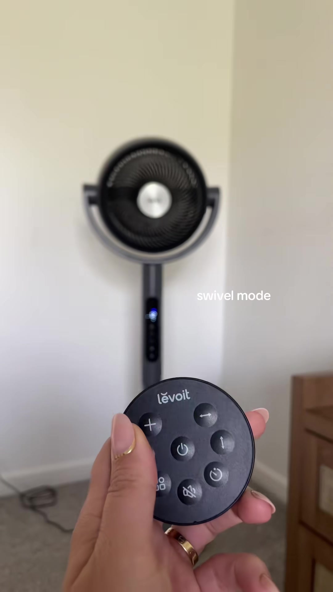 Levoit Standing Smart Fan for Bedroom, 1451CFM Ultra-High Airflow, 12H Timer with WiFi/Voice/Remoter, Auto 120°+90° Oscillating, Quite 20dB, 12 Speeds, 4 Modes, DC Motor, 2 in 1 Pedestal & Tabletop
