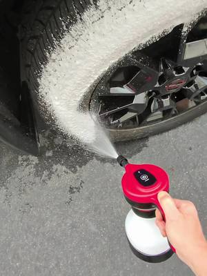 NEBURIA Electric Foam Sprayer, Cordless Car Wash Sprayer with 2000mAh Battery, Automatic Pressurized Foam Cannon, 3 Adjustable Nozzles,Portable Pump Sprayer for Car Detailing,Patio,Home & Pet Cleaning