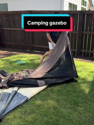 Pop-up gazebo with screen walls