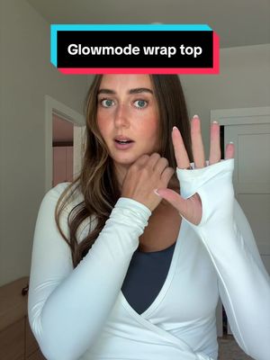 Long sleeve workout wrap top