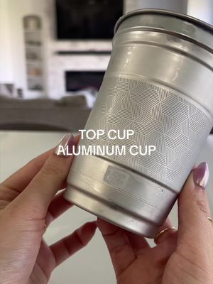 Top Cup – 20 Ounce, 20 Count, Reusable Aluminum Party Cups | Stealth Design | Cold-Holding, Recyclable, Made in USA