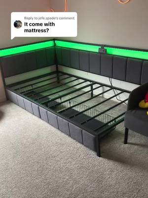 Hasuit Corner Bed Frame with Storage Drawers, Twin Daybed with Line Fabric Upholstered Fence, Kids Bed Unit with LED Light and Charging Station, Modern Bed Frame