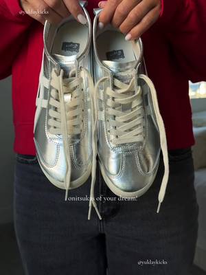 Onitsuka Tiger Silver metallic Onitsuka Tiger Mexico 66 sneakers