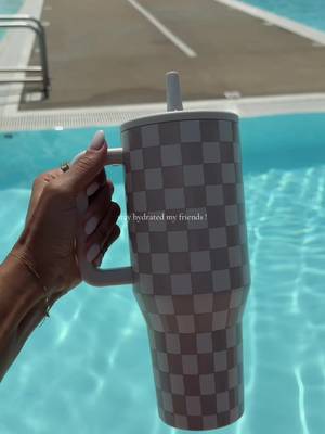 HydroJug Insulated tumbler with handle and straw