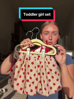 Toddler girl summer clothing set