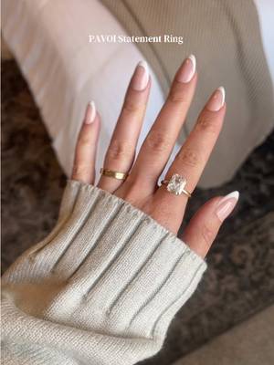 PAVOI 14K Yellow Gold Plated Square Radiant Engagement Ring for Women | Hidden Halo Ring | Size 5