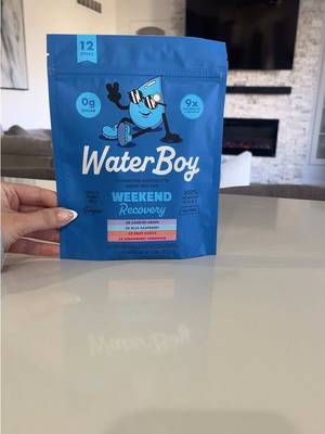Waterboy - Weekend Recovery, Cherry Limeade, Sugar Free Electrolytes Powder Drink Mix - 12ct Hydration Packets