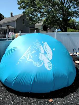 UIRWAY Pool Pillows for Above Ground Pools Winterizing, 13ft Dia. Air Pillow for Winter Pool Cover Closing Kit, Durable 0.6mm Thick PVC, Cold Resistant Ice Equalizer, Inflate 2 Valves, Large Size