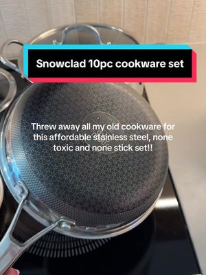 Stainless steel nonstick cookware set