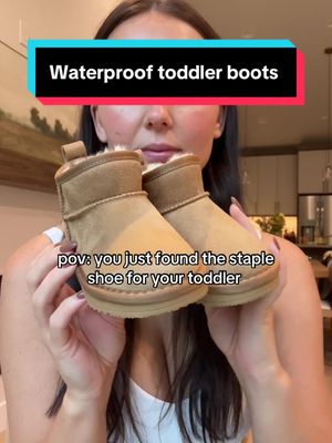 BEARPAW Elle Toddler Iced Coffee Size 11 | Kid's Slip-On Boot with Zipper for Easy Wear | Comfortable Winter Boot for Kids