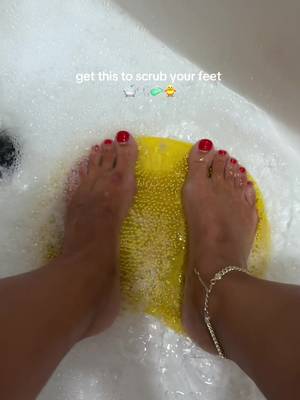 Shower foot scrubbing mat