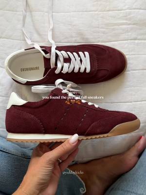 Cushionaire Women's suede sneakers