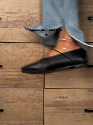 Coutgo Square toe ballet flats