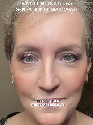 Maybelline Lash Sensational Body Washable Mascara, Volume and Length Formula for 24HR Lash Lift, Smudge and Clump-Resistant, Blackest Black