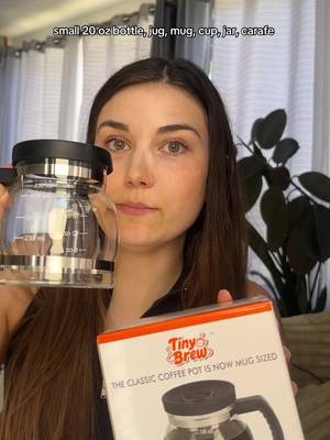 Tiny Brew Mug-sized coffee pot or carafe