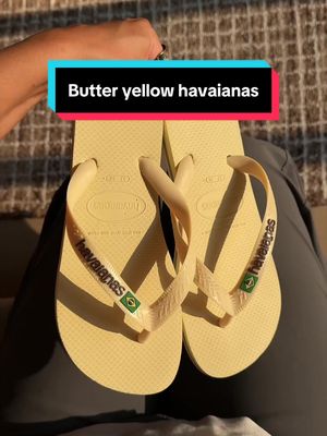 Havaianas Butter yellow Havaianas flip-flops