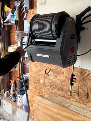 Giraffe Tools Retractable Wall Mounted Pressure Washer Plus with 100FT Hose