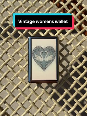 Compact decorative metal wallet