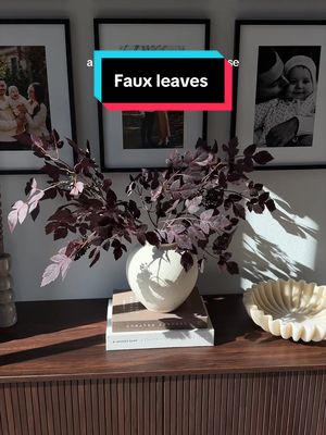 Faux autumn stems