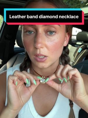 Everyday statement necklace with clear pendant