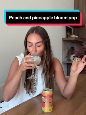 Bloom Bloom Peach and Pineapple Prebiotic Soda
