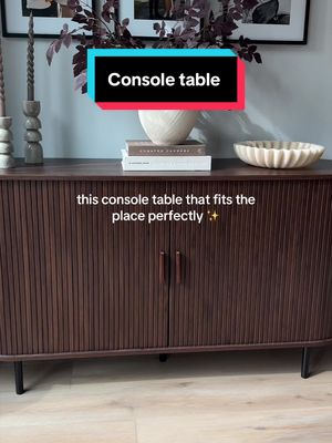 Fluted console table