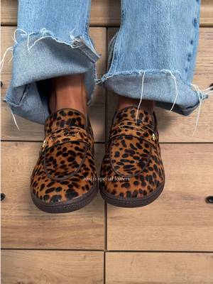 Adidas Adidas Spezial Leopard Print Loafers