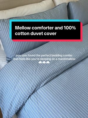 100 cotton striped duvet cover set with comforter