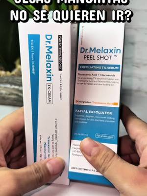 Dr.Melaxin DrMelaxin TX-Cream and Peel Shot PS Exfoliating TX-Serum duo