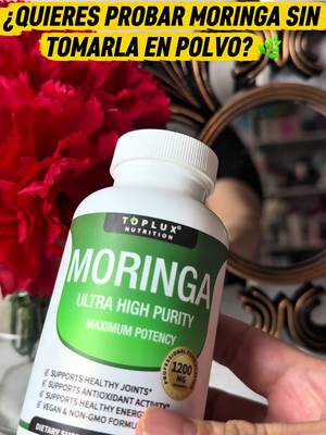 Toplux Nutrition Moringa dietary supplement capsules