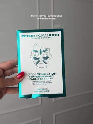 PETERTHOMASROTH Peptide-infused face and eye tape for wrinkles
