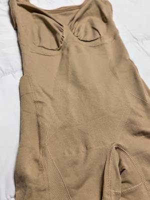 Shapewear bodysuit with open crotch