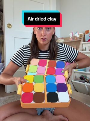 Multi-color air dry clay kit for kids